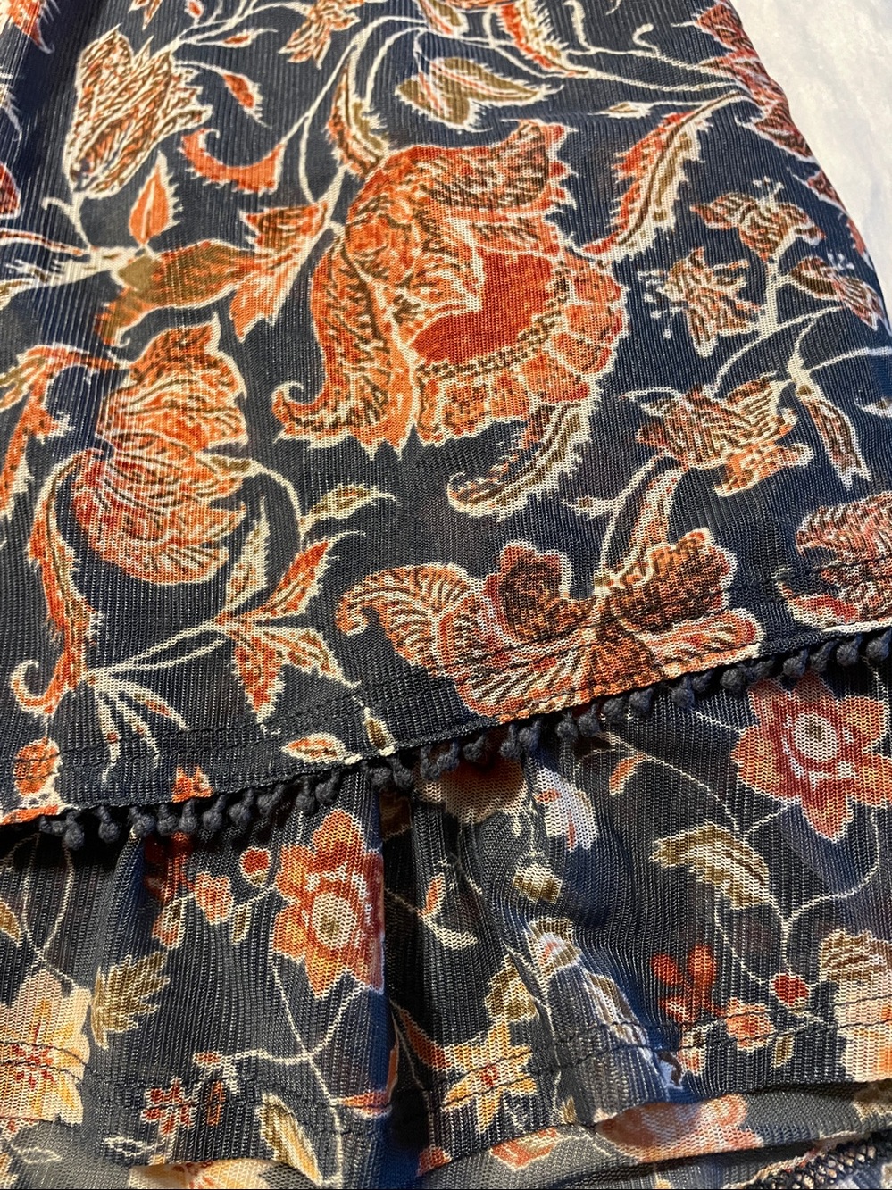 Knox Rose Navy Floral Top - Picture 3 of 10